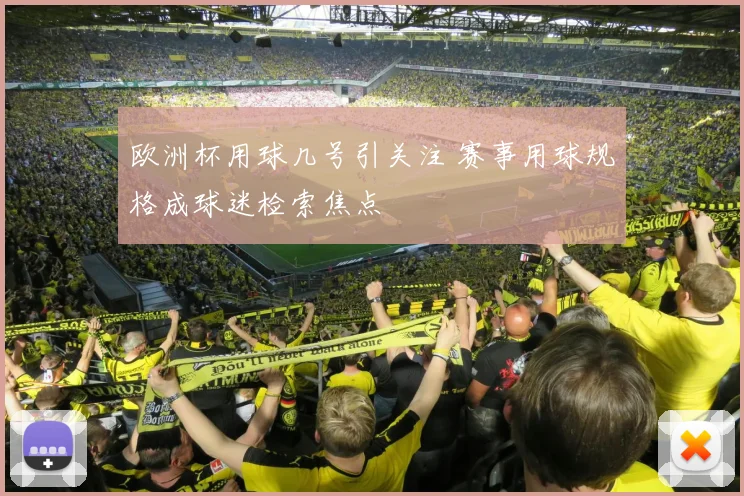 欧洲杯用球几号引关注 赛事用球规格成球迷检索焦点